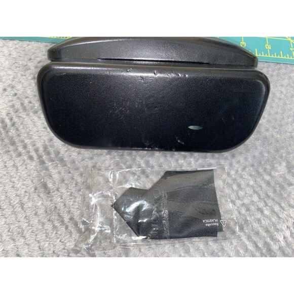 COACH Black Eyeglass Holder Clamshell Hard Case Velvet Lining with cloth - Picture 5 of 8